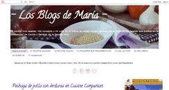 Desktop Screenshot of losblogsdemaria.com