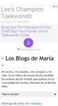 Mobile Screenshot of losblogsdemaria.com